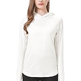 netdraw Women's Ultra-Soft Bamboo Viscose Hoodie UPF 50+ Sun Protection Long Sleeve Shirt