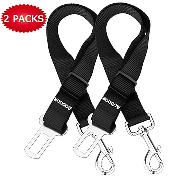 AODOOR Auto Hunde Sicherheitsgurt Hundegurt Sicherheitsgeschirr Hunde Adapter Auto sicherheitsgurt
