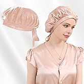 DAISYSILK 100 Pure Mulberry Silk Hair Bonnet for Sleeping Silk Hair Wrap for Women