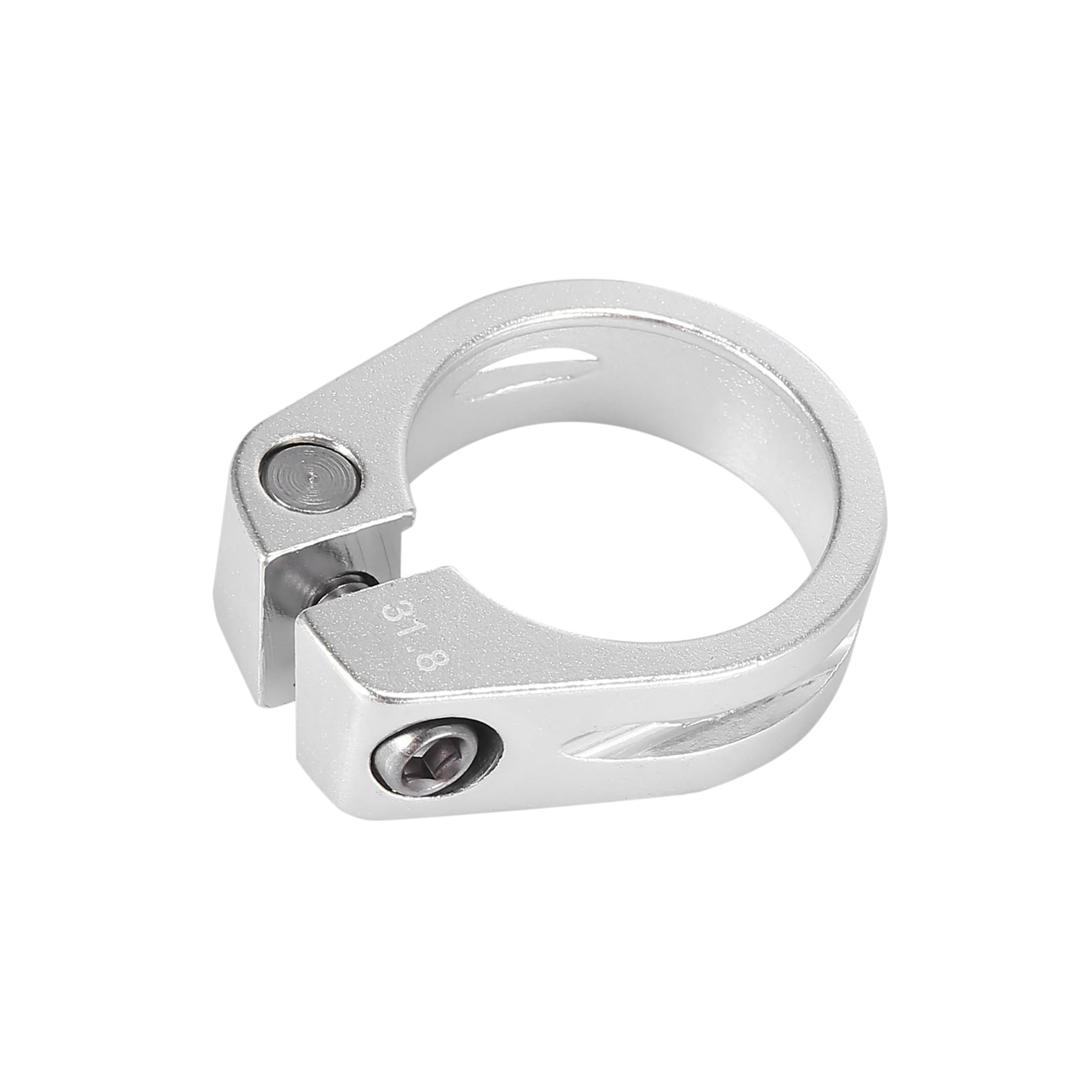 Hihaha 31.8mm Aluminium Alloy Bike Seat Post Clamp Seat Post Adapter Durable Material