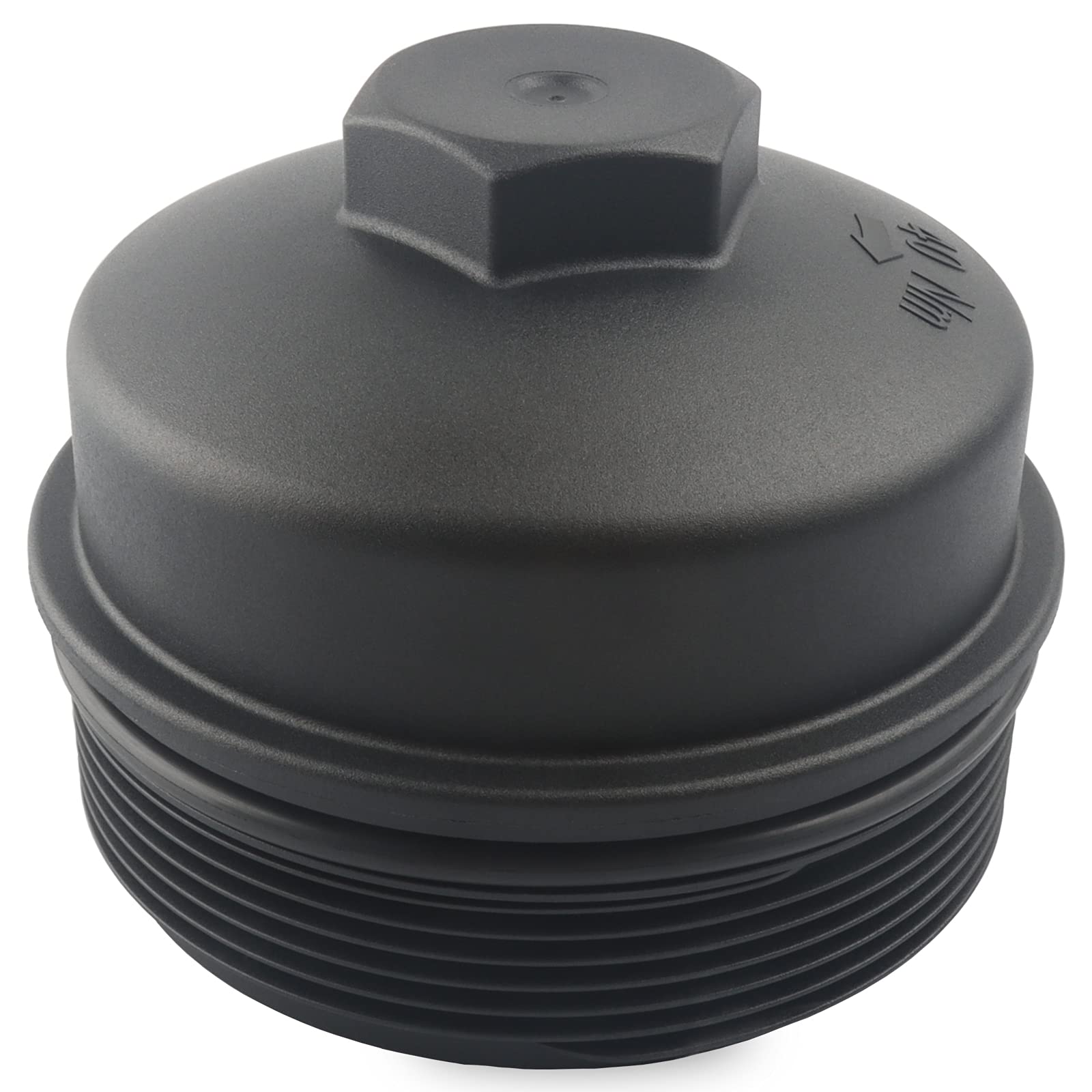 Photo 1 of Oil Filter Housing Cap, Replace EC-781, 3C3Z-6766-CA, EC781, 3C3Z6766CA Compatible with Ford 6.0 6.4 Powerstroke - 2003-2010 F250 F350 F450 F550 Super Duty, 2003-2005 Excursion, 6.0L 6.4L Diesel, More