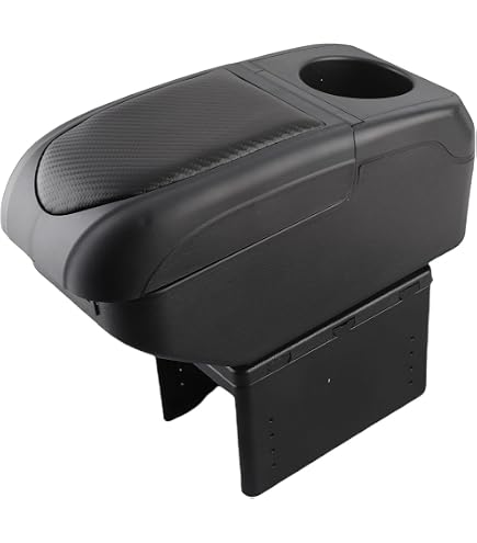 XUKEY Accoudoir Central Console Pour Smart Fortwo 453 2014-2019 - Avec Rangement USB