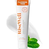 RiseWell Hydroxyapatite Toothpaste Fluoride Free - Wild Mint, 3.4oz | Made by Dentists, SLS Free, Xylitol, Natural Whitening, Enamel Support, Sensitive, Travel Ready, Safe to Swallow, Made in USA