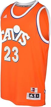 lebron james orange cavs jersey