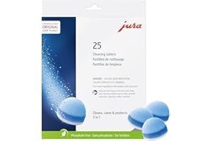 CXPMY 3-Phase Cleaning Tablets For JURA Coffee Machines（25 count）