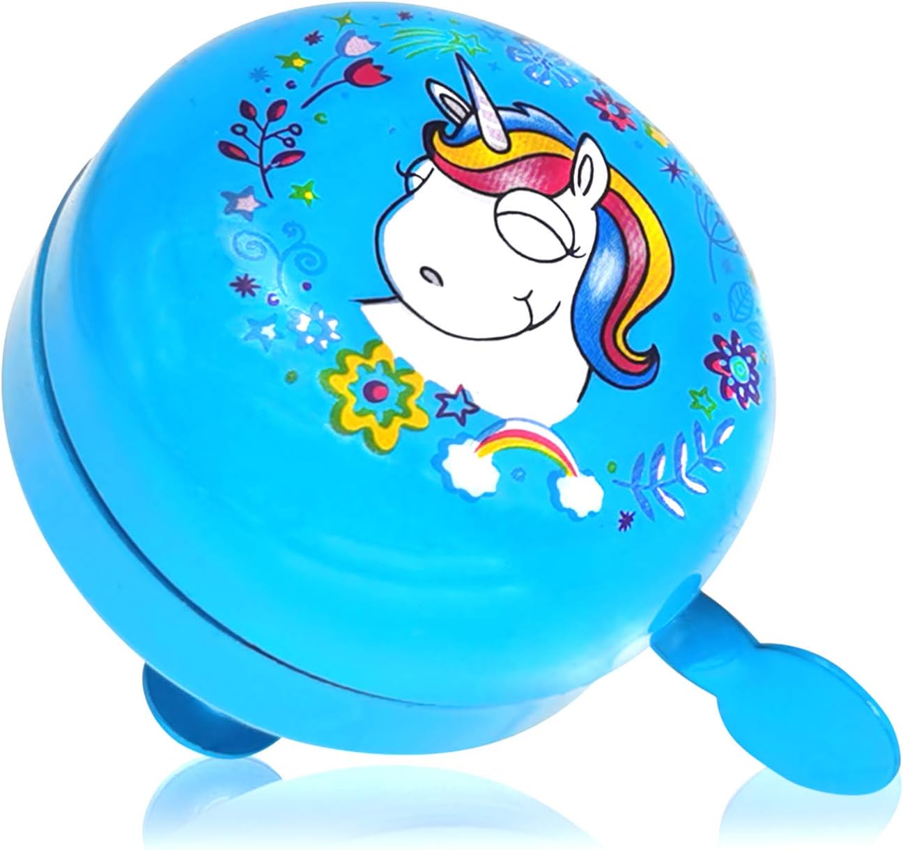 obqo Kid's Bike Bell, Blue Bicycle Bell for Girls Bike Horny Pink Stroller Bike Bells for