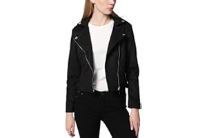 CHARTOU Women's Fall 2023 Fashion Faux Suede Leather Casual Moto Biker Jacket Coats