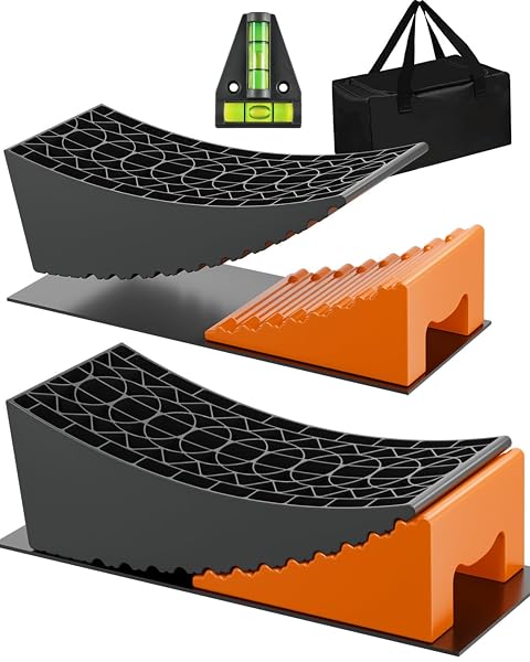 RV LEVELING BLOCKS RAMP KIT, 2 PACKS CAMPER...