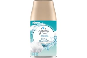 SC JOHNSON Glade Automatic Spray Refill, Air Freshener for Home and Bathroom, Sky & Sea Salt, 6.2 Oz