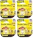 Scotch 137 Double-Sided Office Tape with Hand Dispenser, 1/2 x 450 Inches (Pack of 4)