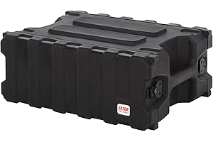 Gator Cases Pro Series 4U Rack Case with Shallow 13" Depth, Roto Molded Made in USA (G-PRO-4U-13)