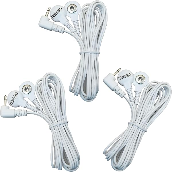 Cables De Repuesto TENS Easy@Home Para Dispositivo EHE029G – Nuevos, Compatibles Con Máquinas De Electroestimulación