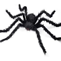 Araignée Géante Halloween 90cm - Décoration Effrayante Pour Jardin Et Intérieur