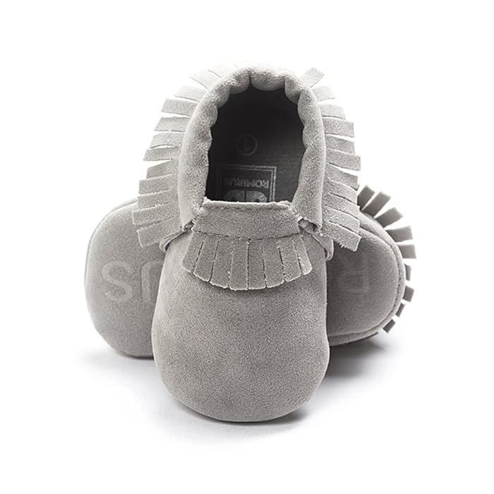 Image 6 - Kuner Baby Boys Girls Tassel Soft Soled Non-Slip Crib Shoes Moccasins First Walkers