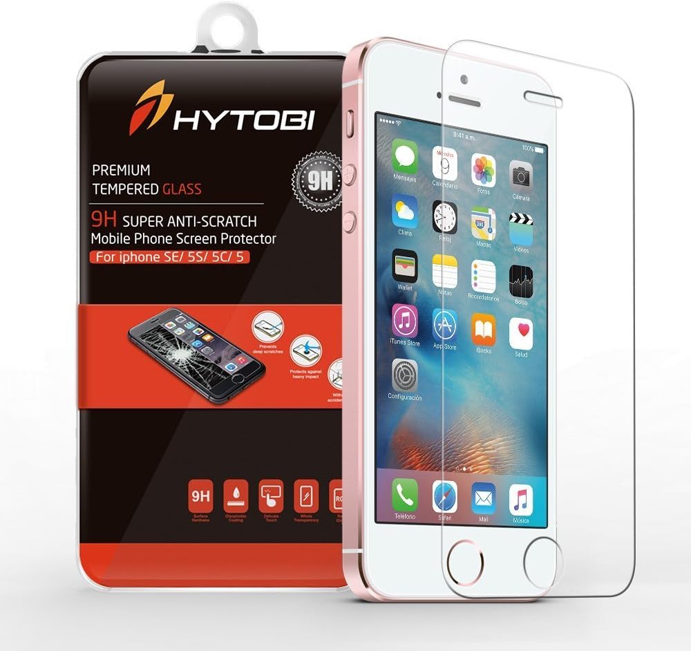 HYTOBI Apple iPhone SE Anti-Scratch Shatterproof Tempered Glass Screen Protector