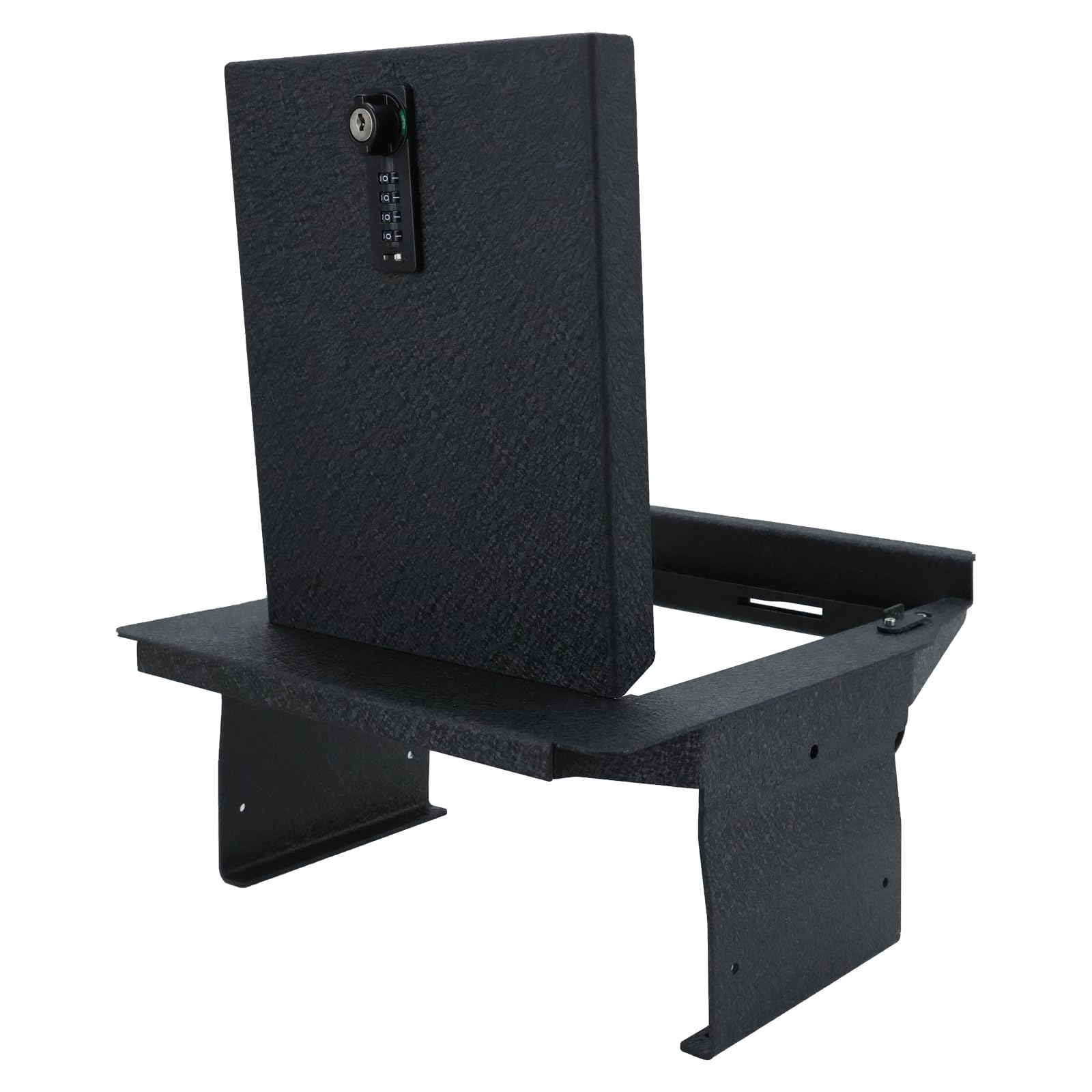 Photo 1 of Center Console Gun Safe Vault - WASAI Premium In-vehicle Console Lock Box Compatible with Ford F-150/Ford Raptor 2021-2024 (Not for 2025), 4 Digit Combination Lock with Key.