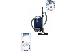 WELLNES PREMIUM NATURAL FOODS Miele Complete C3 Multi Surface Canister Vacuum Cleanser w/Turbo Head+ HEPA Filter + XL Value Pack, 8 Bags & 4 Filters