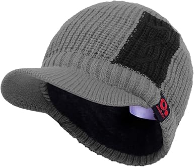 toboggan hat with bill