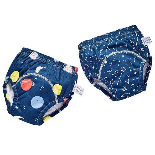Baby Training Pants, Washable Reusable Cotton Cloth Baby Diapers