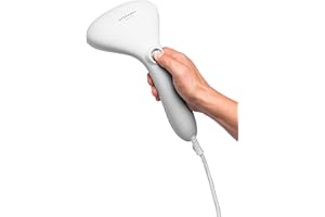 STEAMERY Stockholm Cirrus 2 Travel Steamer - Steam Cleans Clothing, Delicates, and Fabrics (Grey)
