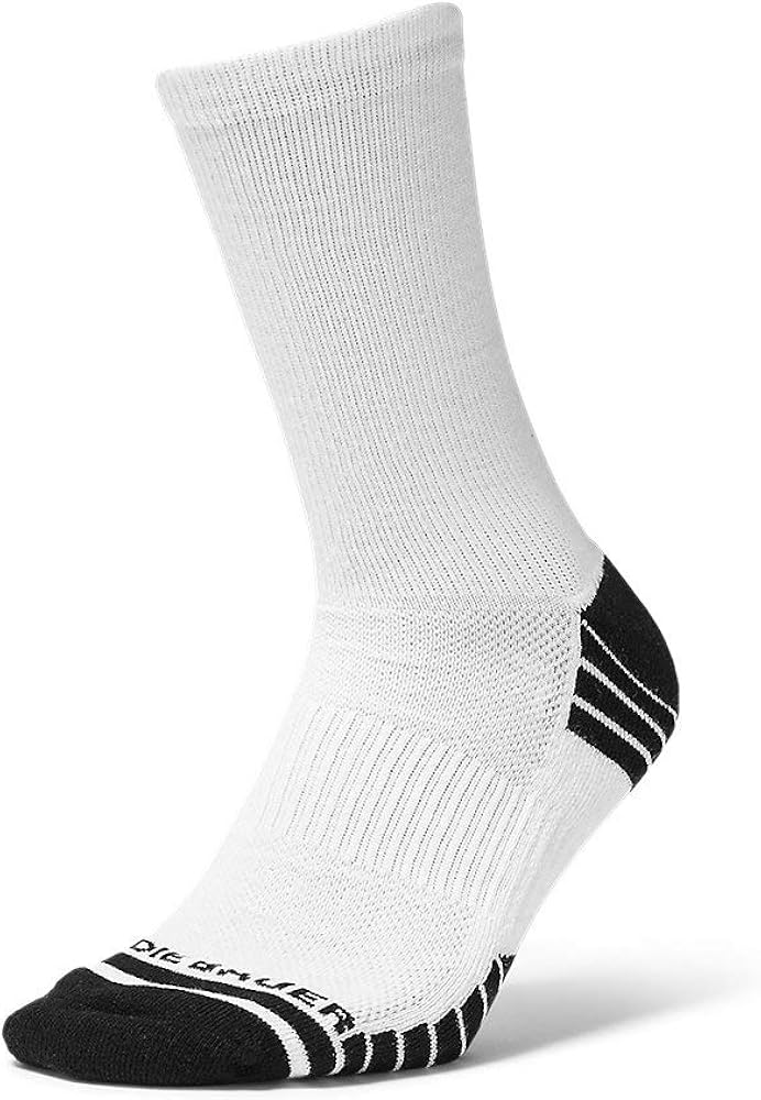 Eddie Bauer Men's Active Pro COOLMAX Crew Socks, White Regular ONE SIZE at Amazon Men’s Clothing
