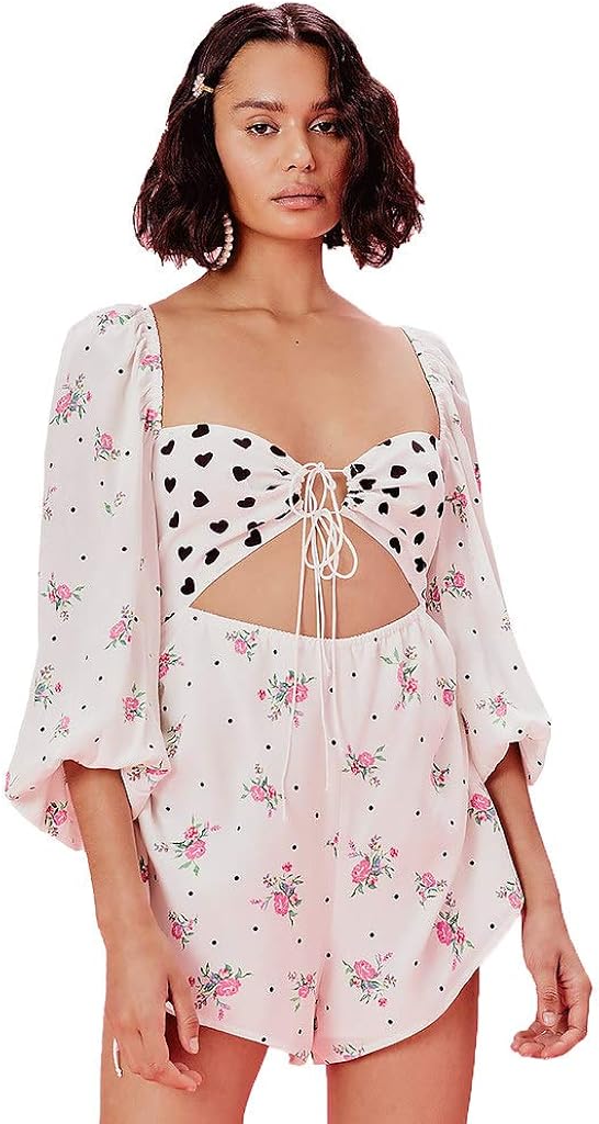 Wholesale Prices For Love Lemons Women S Dolly Romper White Xs Clothing Cheapest Maaun Net