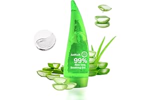 JunKuJK 99% Purity Aloe Vera Gel,260ml - Hydrating Vera Moisturizer for Face and Skin,No Sticky Moisturizing Aloe Gel
