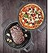 EurKitchen Pre-Seasoned Two-Sided Cast Iron Pizza Stone, Griddle and Grill Pan w/ Reinforced Handles - 13.5-inch - Perfect for Use on a Stovetop, BBQ, or Oven
