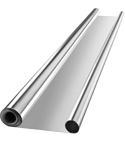 HYGLOSS Gold Mylar Gift Wrap Roll - 24 Inches Wide By 8.3 Feet Long