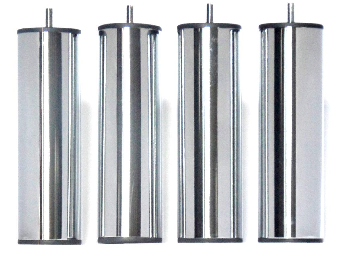 Chrome Steel Bed Legs Height 250 mm (4 Pieces)