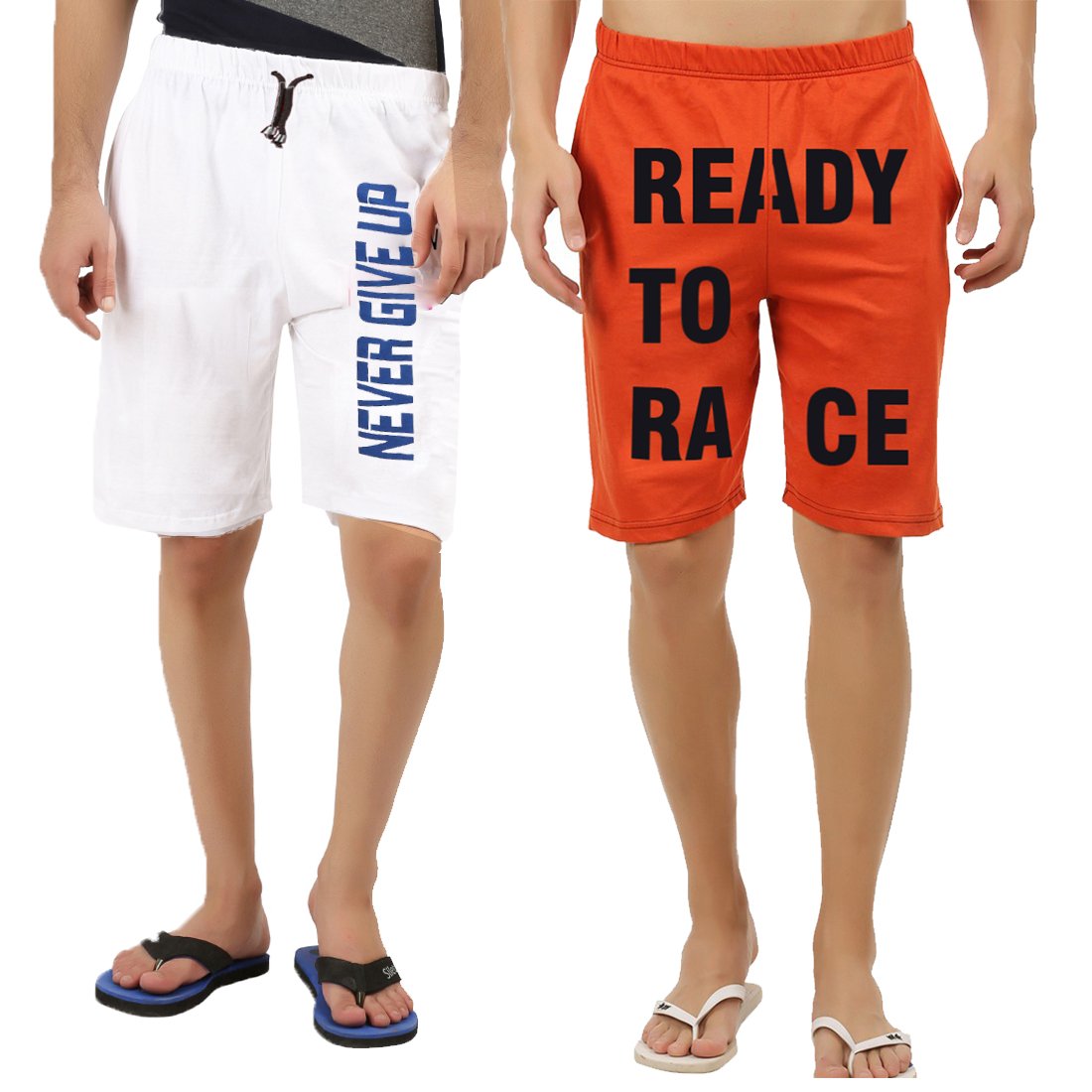 Buy hotfits Men's Cotton Graphic Shorts MulticolorXXL at Amazon.in