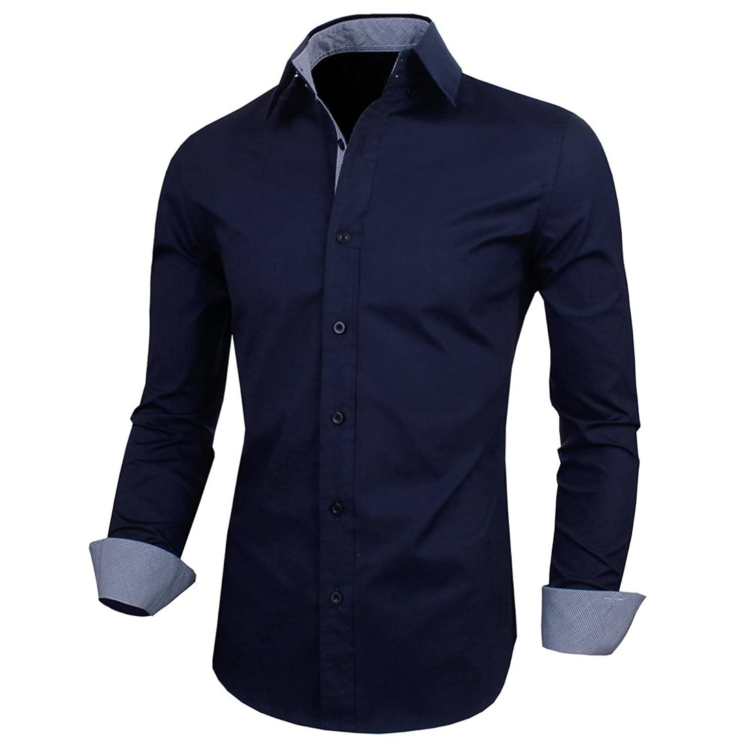 zombom men's cotton casual shirt