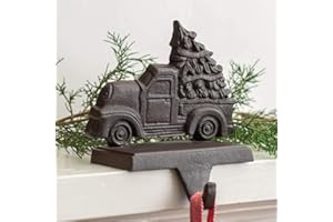 CTW HOME COLLECTION Cast Iron Truck with Tree Stocking Holder