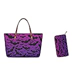 Coloranimal 2 Piece Purple and Black Halloween Bats