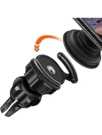 Pop Clip Car Mount Compatible Pop Users - Fitfort 360&deg; Rotation Air Vent Pop Out Stand Car Mount with Adjustable Switch Lock for GPS Navigation and Pickup Fits Phone X/8, Samsung Galaxy Note 8/S9+