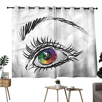 Amazon Com Brandosn Party Darkening Curtains Grommets Curtain