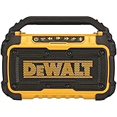 DEWALT 20V MAX* Bluetooth Speaker for Jobsite, Tool Only (DCR010)
