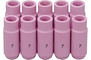 RIVERWELD TIG Alumina Nozzles Ceramic Shield Cups 10N47 7# 11.00mm Orifice for QQ300 PTA DB SR WP 17 18 26 TIG Welding Torch 