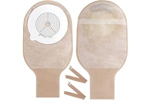 YEYSXSY Colostomy Bags,One Piece Ostomy Supplies for Stoma Care Cut to Fit (20-70mm)10PCS