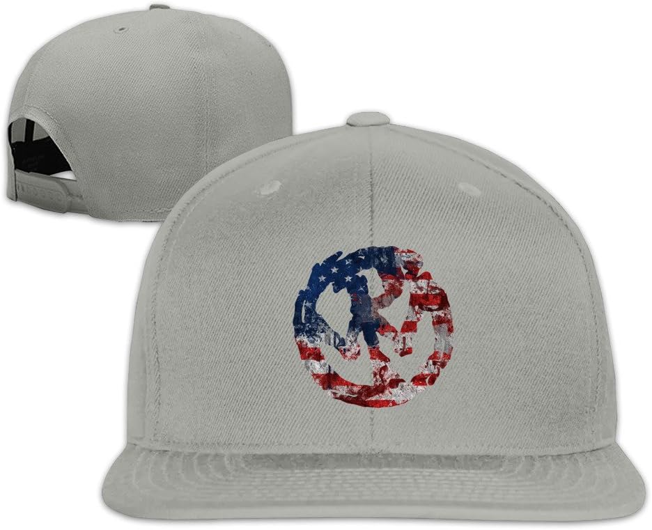 FASHION DYD Pennywise Band Logo Fitted Flat Brim Baseball Cap Hat