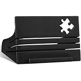 Jigsaw Puzzle Box Stand &ndash; Adjustable 3 Angle Puzzle Lid Holder, Puzzle Poster Holder Accessory Gift, Sturdy &amp; Stable, Wide Stable Base (Black)