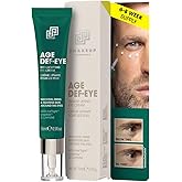 Shakeup Cosmetics Mens Eye Cream, Lifting & Firming Formula, Helps Reduce Fine Lines and Crow's Feet, Hydrating with Peptides & Caffeine, 15ml. Aka. AGE DEF-EYE