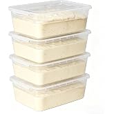 Parlynies 4-Pack Proofing Container with 14 L Capacity, Dough Rising Box | Stackable Dough Fermentation Bins with Lids, Food-Grade Plastic, for Bread, Sourdough, Pizza Dough Proofing