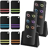 Key Finder, Esky Item Locator with 2 Transmitters and 6 Receivers, 100ft Working Range 85dB Loud Beeps Wireless Item Tracker 