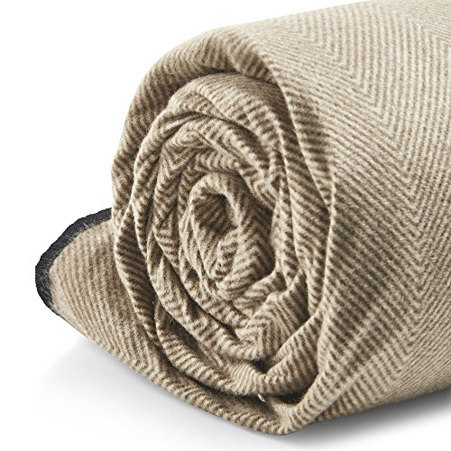 VonShef Picnic Blanket Large 58" x 71" Soft Waterproof Folding Picnic