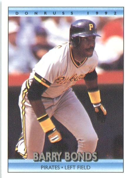 1992 Donruss 243 Barry Bonds Pittsburgh Pirates Baseball Card At Amazon S Sports Collectibles Store