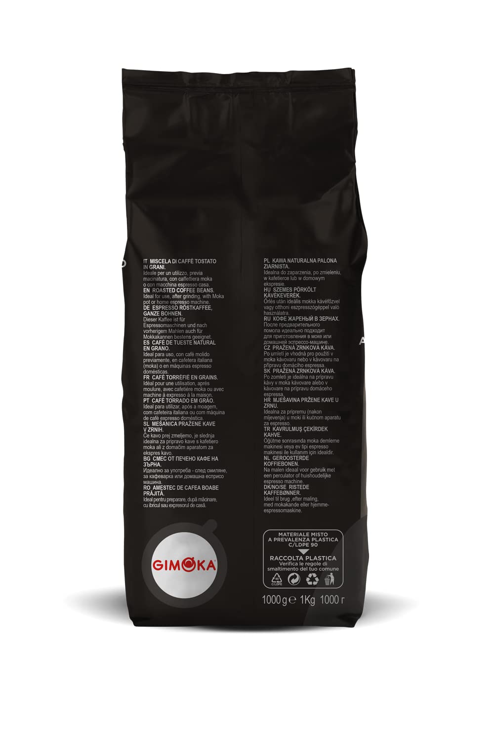Gimoka – Kaffeebohnen – 1 kg – Classico Mischung – Intensität 10 – hergestellt in Italien – 1kg Packung 3