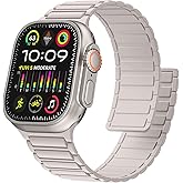 MUIPIK Magnetic Silicone Watch Band Compatible with Apple Watch 44mm 45mm 49mm 46mm 42mm 41mm 40mm 38mm bands Women Men, Soft Sport Strap for iWatch Series11 10 9 8 7 6 5 4,ULTRA3 2,SE3 2 1