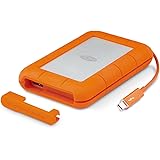 LaCie STEV2000400 2 TB Rugged Thunderbolt + USB 3.0 Portable 2.5 Inch Shock, Drop and Crush Resistant External Hard Drive for PC and Mac