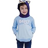 Bluey Bingo Dad Mom Fleece Matching Family Cosplay Pullover Hoodie Infant to Little Kid